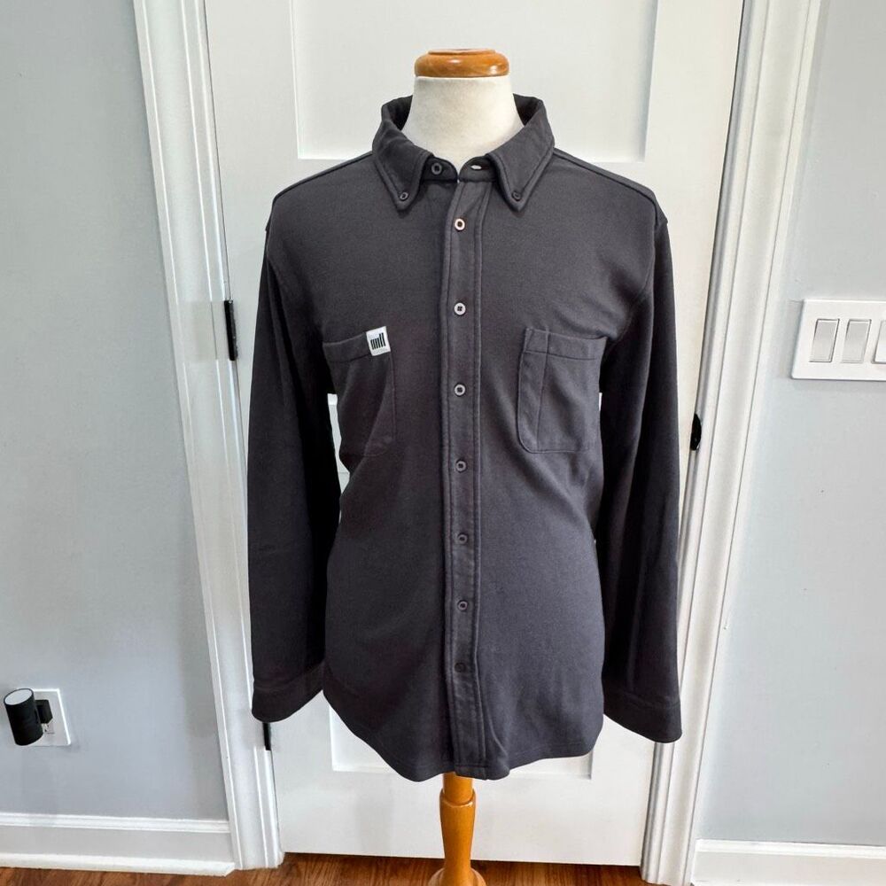 The Mill M708 Charcoal Gray Overshirt. Size Large.